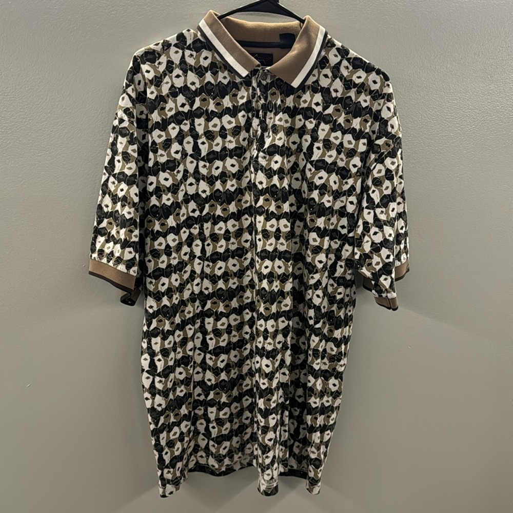 Greg Norman Pattern Polo